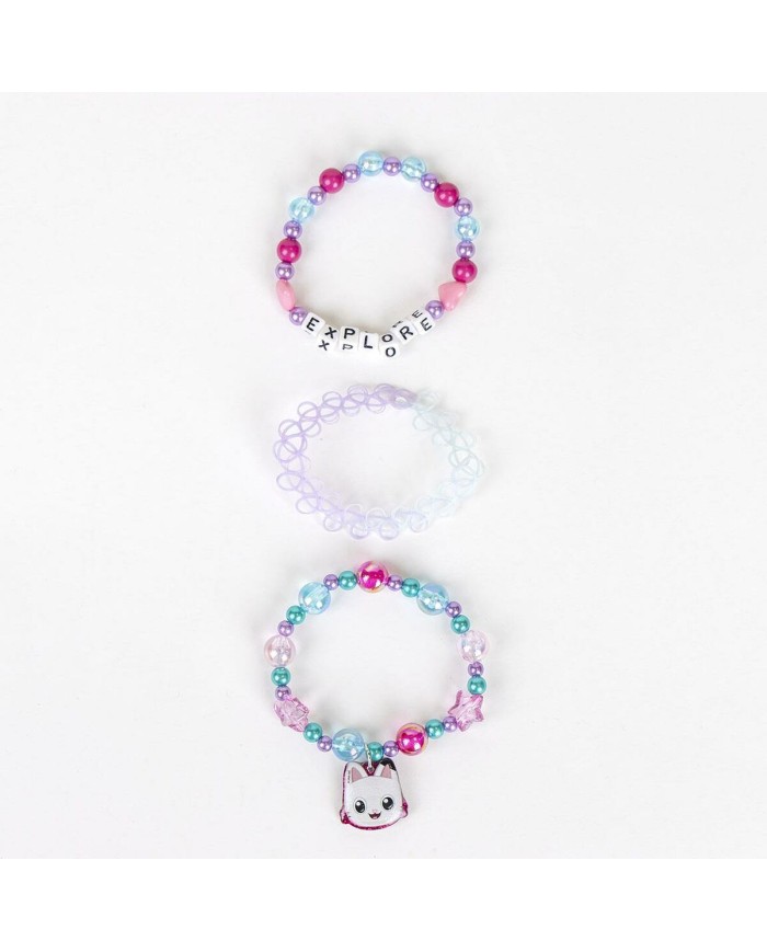 Bracciale Bambina Gabby's Dollhouse 3 Pezzi Bracciale Bambina Gabby's Dollhouse 3 Pezzi