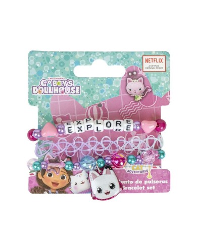 Bracciale Bambina Gabby's Dollhouse 3 Pezzi Bracciale Bambina Gabby's Dollhouse 3 Pezzi