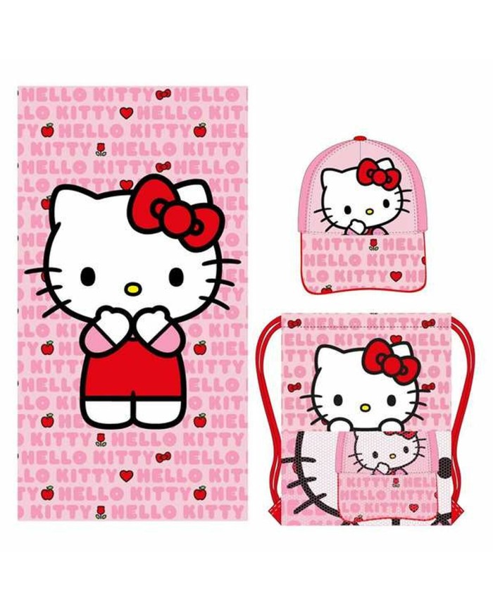 Telo da Mare Hello Kitty Rosa Telo da Mare Hello Kitty Rosa