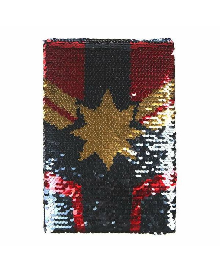 Block-notes Sirena Magica con Lustrini Captain Marvel Multicolore