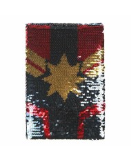 Block-notes Sirena Magica con Lustrini Captain Marvel Multicolore