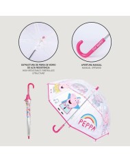 Ombrelli Peppa Pig Rosa 100 % POE Ombrelli Peppa Pig Rosa 100 % POE