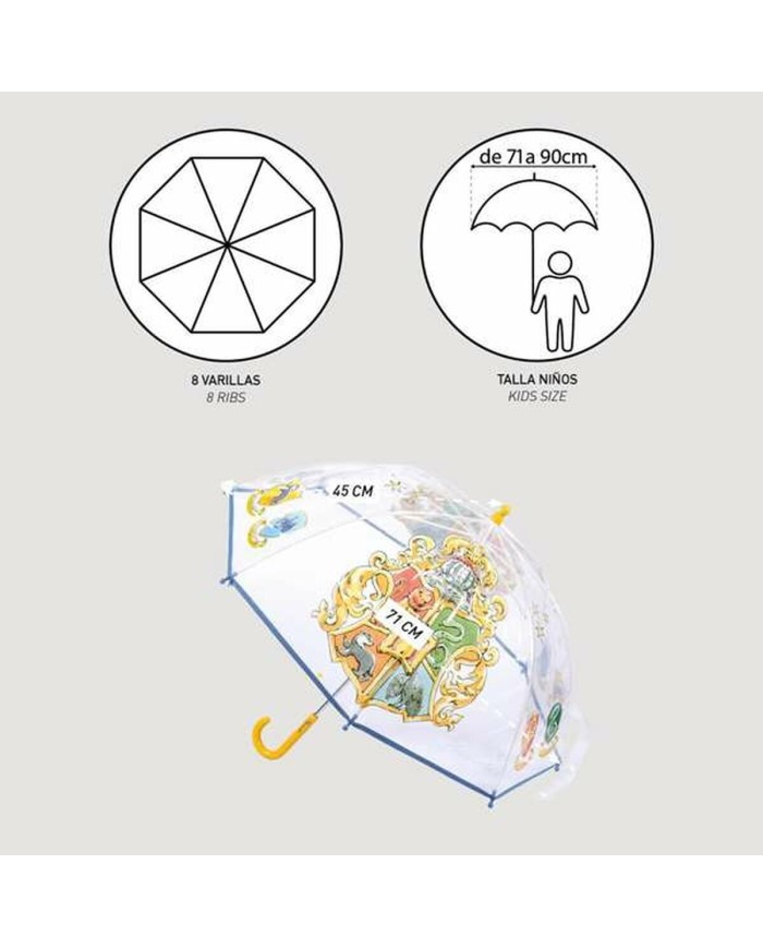 Ombrelli Harry Potter Azzurro 100 % POE Ombrelli Harry Potter Azzurro 100 % POE