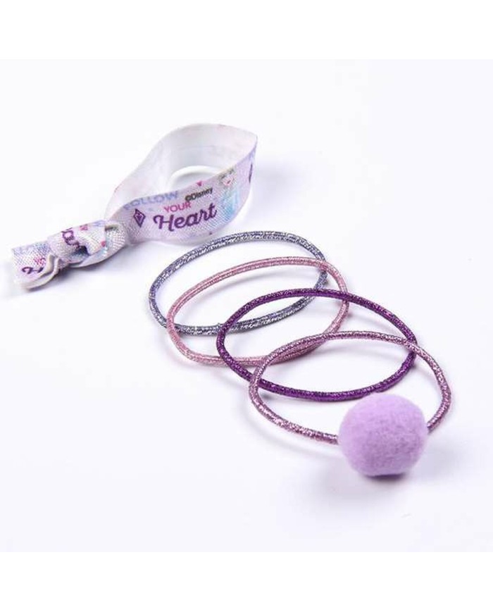 Accessori per i Capelli Frozen Lilla (8 Pezzi)