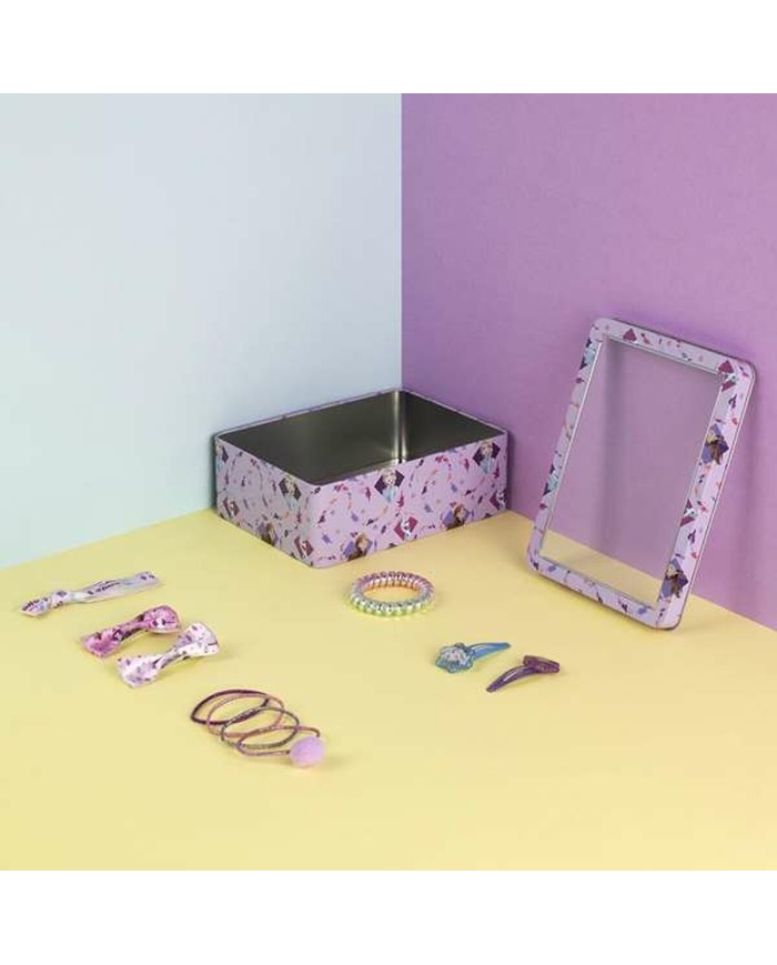 Accessori per i Capelli Frozen Lilla (8 Pezzi)