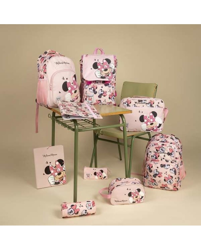 Raccoglitore ad anelli Minnie Mouse Bianco Multicolore A4