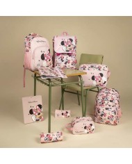 Raccoglitore ad anelli Minnie Mouse Bianco Multicolore A4