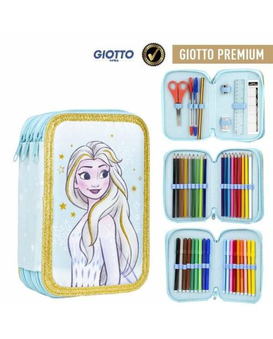 Plumier Triplo Frozen Azzurro