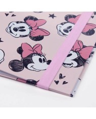 Raccoglitore ad anelli Minnie Mouse Bianco Multicolore A4