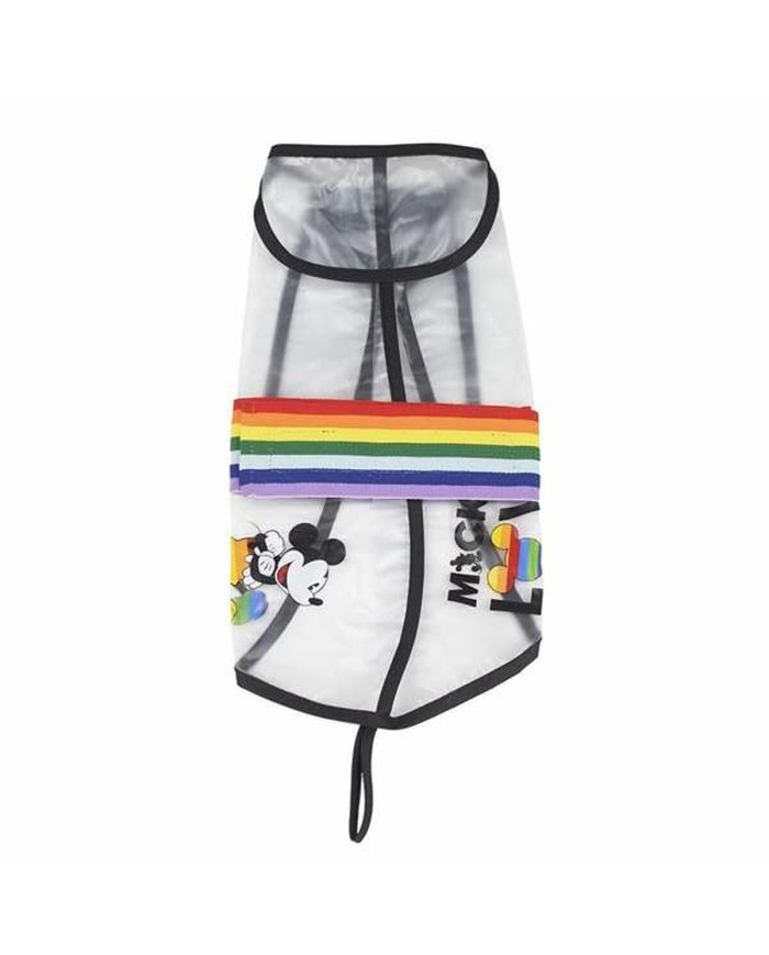 Impermeabile per Cani Disney Trasparente M Mickey Mouse Impermeabile per Cani Disney Trasparente M Mickey Mouse