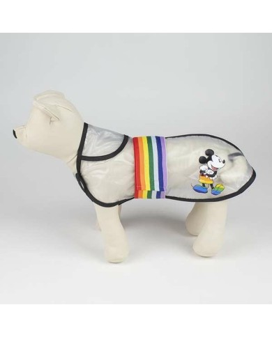 Impermeabile per Cani Disney Trasparente M Mickey Mouse