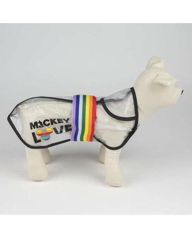 Impermeabile per Cani Disney Trasparente M Mickey Mouse
