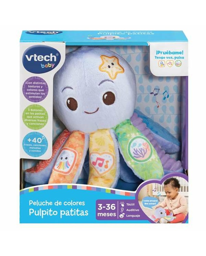 Peluche Vtech Tessile Polipo 20,5 x 17,6 x 11 cm