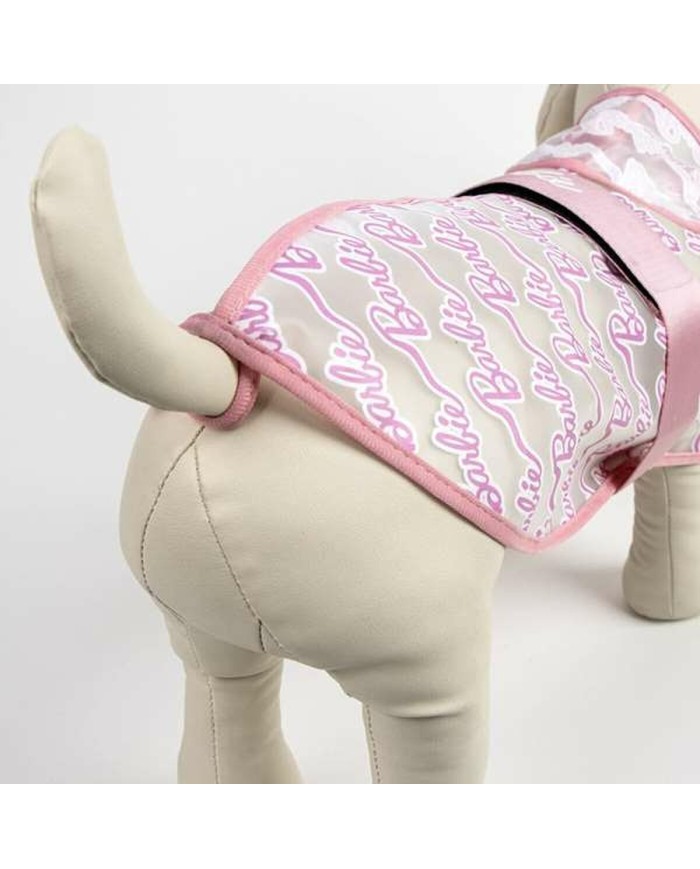 Impermeabile per Cani Barbie Rosa XS Impermeabile per Cani Barbie Rosa XS