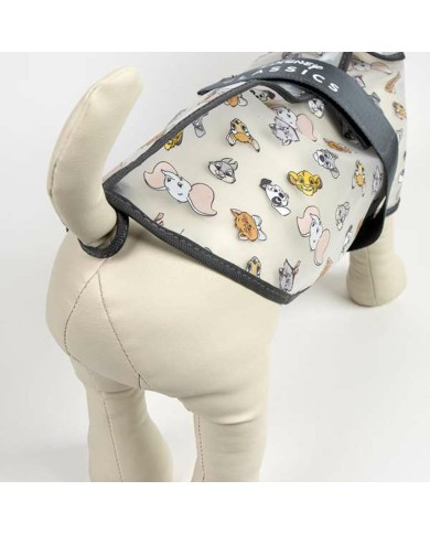 Impermeabile per Cani Disney Nero matte black XS