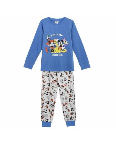 Pigiama Per bambini Mickey Mouse Azzurro Pigiama Per bambini Mickey Mouse Azzurro