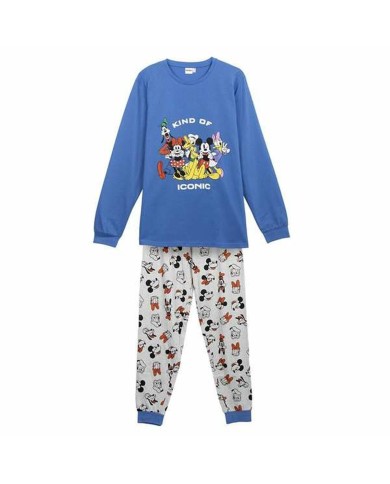 Pigiama Per bambini Mickey Mouse Azzurro Pigiama Per bambini Mickey Mouse Azzurro
