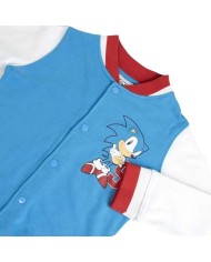Giacca Sportiva da Bambini Sonic Azzurro
