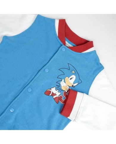 Giacca Sportiva da Bambini Sonic Azzurro
