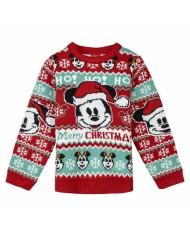 Maglia Unisex Mickey Mouse Rosso Maglia Unisex Mickey Mouse Rosso