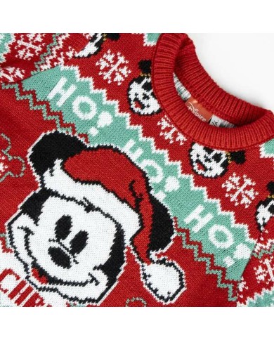 Maglia Unisex Mickey Mouse Rosso Maglia Unisex Mickey Mouse Rosso