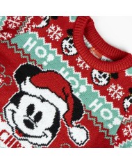 Maglia Unisex Mickey Mouse Rosso Maglia Unisex Mickey Mouse Rosso