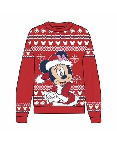 Maglia Unisex Minnie Mouse Rosso Maglia Unisex Minnie Mouse Rosso