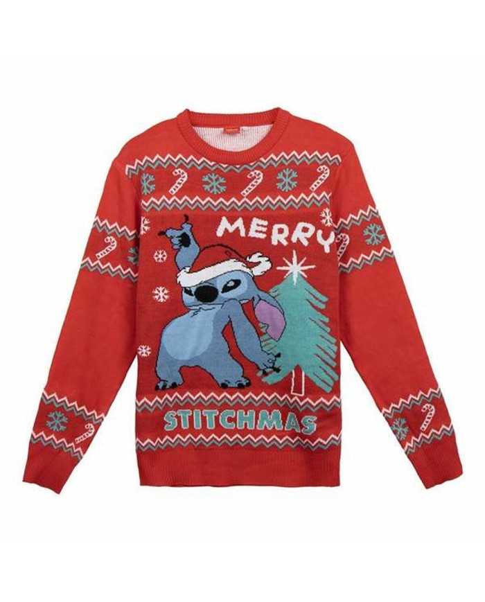 Maglia Donna Stitch Rosso