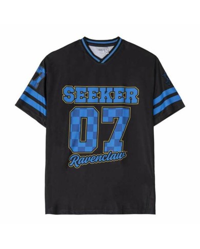 Maglia a Maniche Corte Uomo Harry Potter Ravenclaw Nero Maglia a Maniche Corte Uomo Harry Potter Ravenclaw Nero