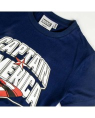Maglia a Maniche Corte Bambino The Avengers Azzurro