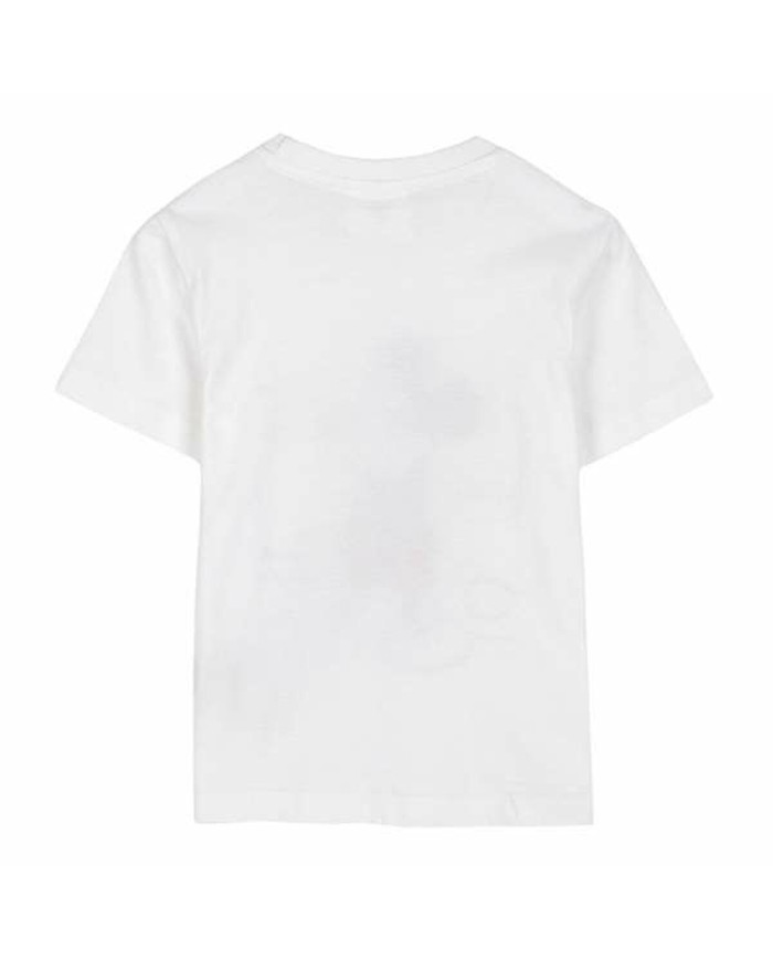 Maglia a Maniche Corte per Bambini Mickey Mouse Bianco