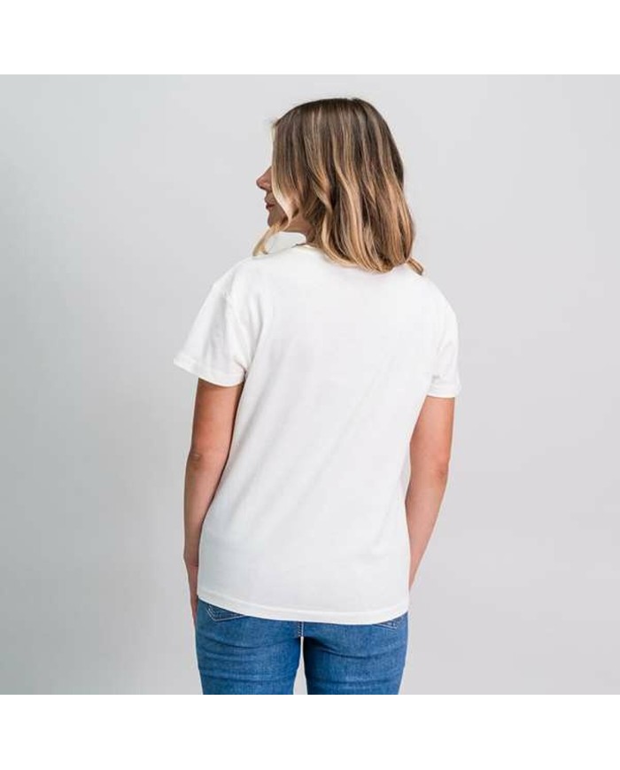 Maglia a Maniche Corte Donna Mickey Mouse Bianco