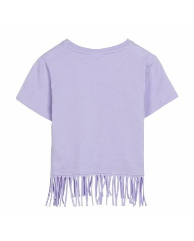 Maglia a Maniche Corte per Bambini Minnie Mouse Viola Maglia a Maniche Corte per Bambini Minnie Mouse Viola