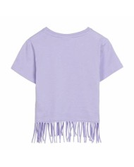 Maglia a Maniche Corte per Bambini Minnie Mouse Viola