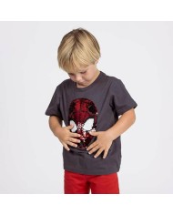 Maglia a Maniche Corte Bambino Spider-Man Grigio scuro
