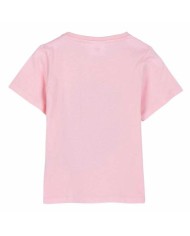 Maglia a Maniche Corte per Bambini The Paw Patrol Bianco Rosa