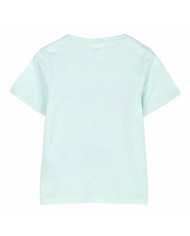 Maglia a Maniche Corte per Bambini Stitch Verde Turchese