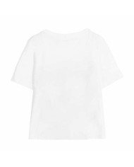 Maglia a Maniche Corte per Bambini Stitch Bianco