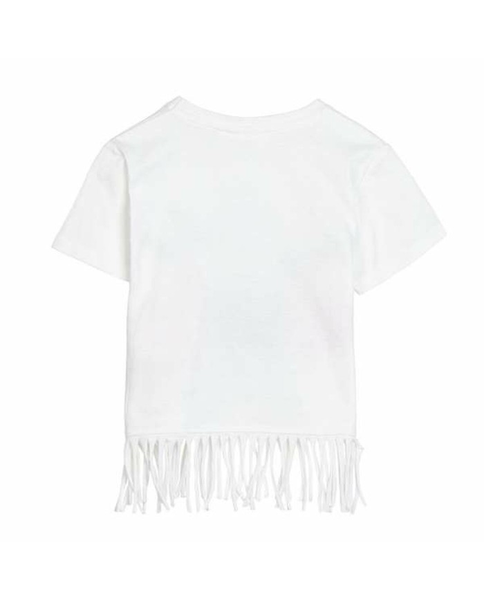 Maglia a Maniche Corte per Bambini Stitch Bianco
