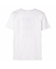 Maglia a Maniche Corte Uomo Stitch Bianco