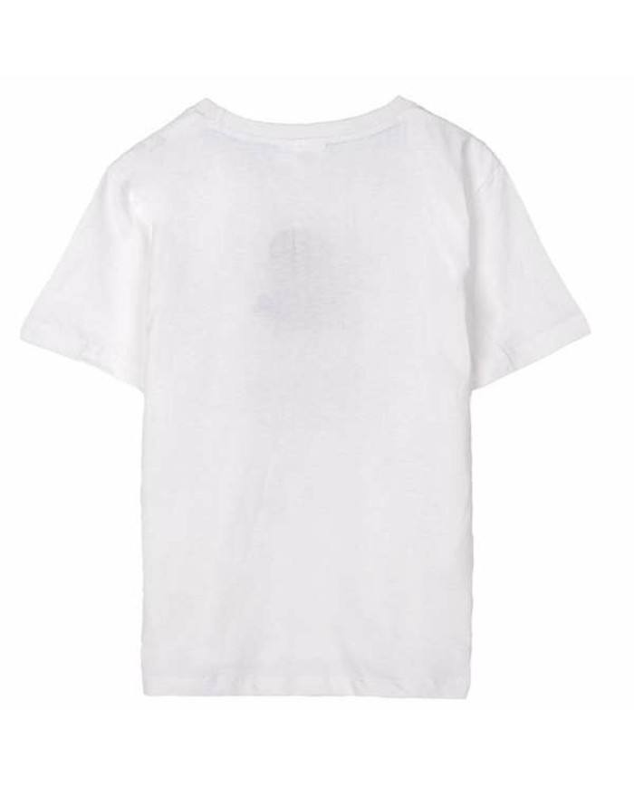 Maglia a Maniche Corte Bambino Stitch Bianco