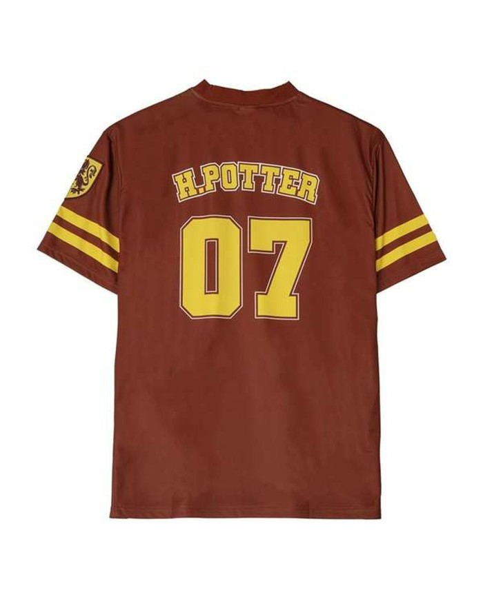 Maglia a Maniche Corte Uomo Harry Potter Gryffindor Rosso Scuro