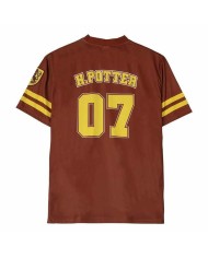 Maglia a Maniche Corte Uomo Harry Potter Gryffindor Rosso Scuro