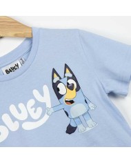 Maglia a Maniche Corte Bambino Bluey Azzurro Chiaro