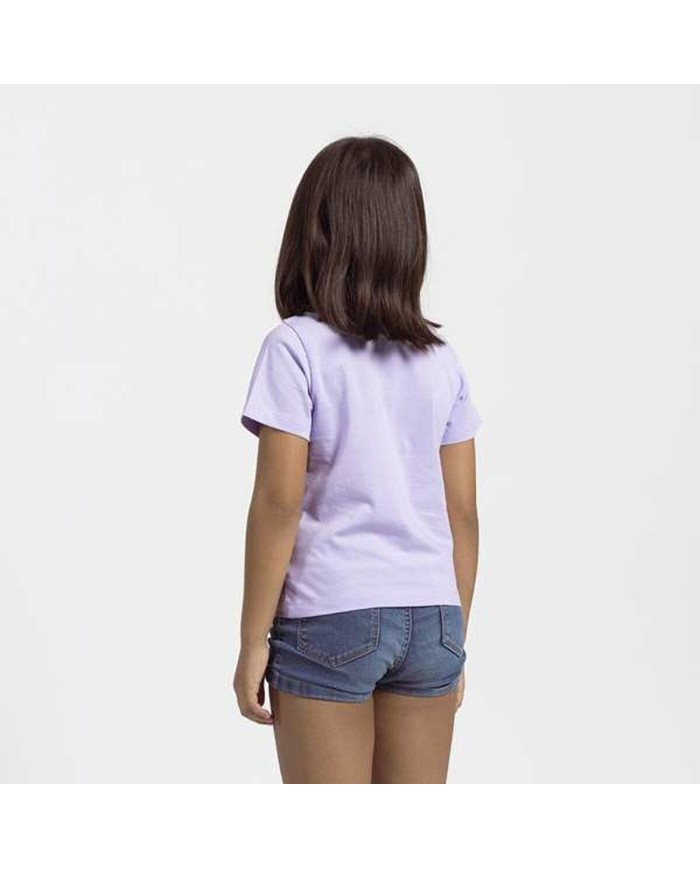 Maglia a Maniche Corte per Bambini Gabby's Dollhouse Bianco Viola Maglia a Maniche Corte per Bambini Gabby's Dollhouse Bianco Viola