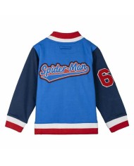 Maglia di Tuta per Bambini Spider-Man Azzurro Maglia di Tuta per Bambini Spider-Man Azzurro
