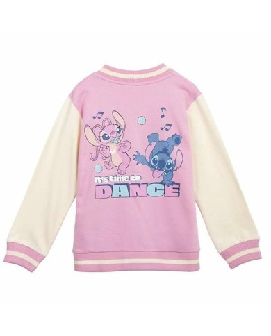 Maglia di Tuta per Bambini Stitch Rosa Maglia di Tuta per Bambini Stitch Rosa