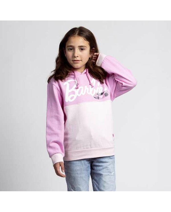 Felpa con Cappuccio da Bambina Barbie Rosa
