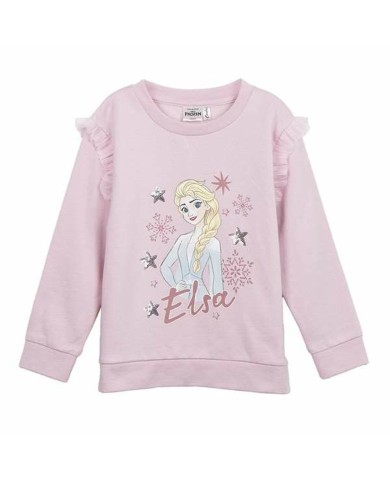 Felpa per Bambini Frozen Rosa chiaro Felpa per Bambini Frozen Rosa chiaro