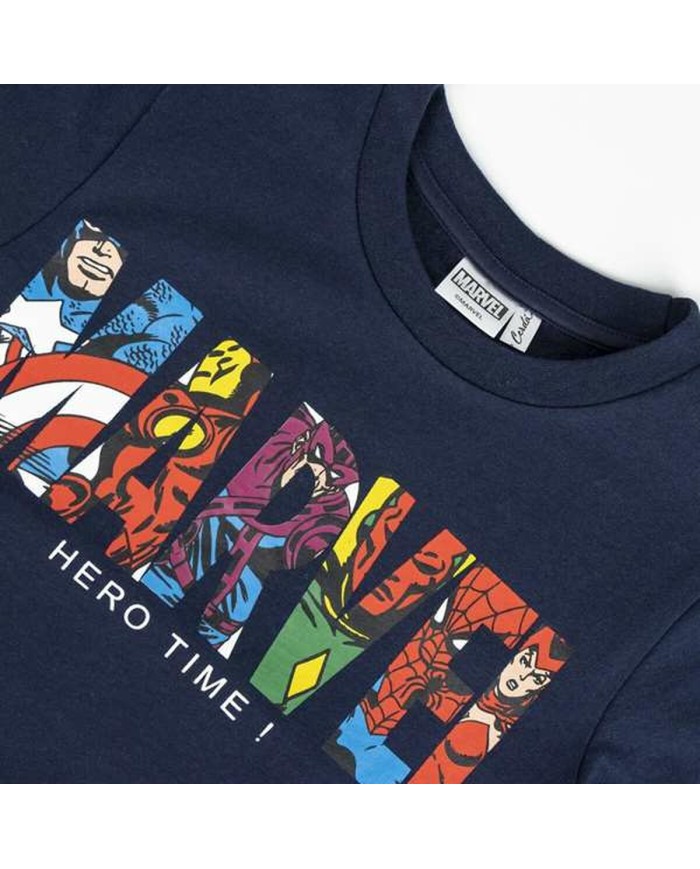 Felpa per Bambini Marvel Blu scuro
